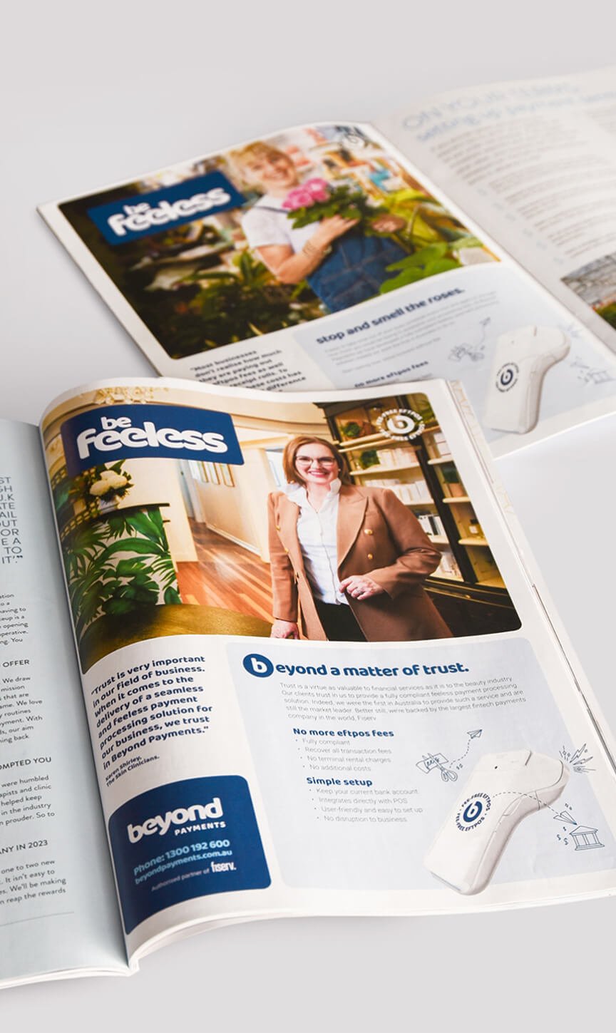 Beyond Payments magazine ads