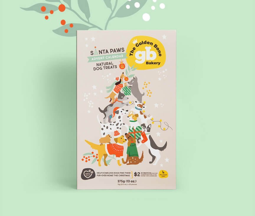 The Golden Bone Bakery advent calendar