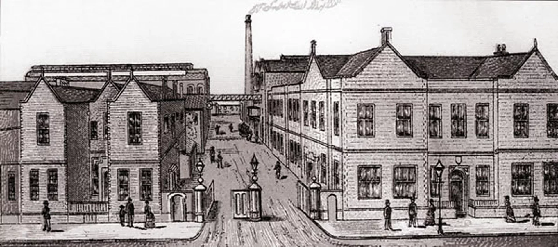 Bass Brewery etching from 1882, from burton-on-trent.org.uk